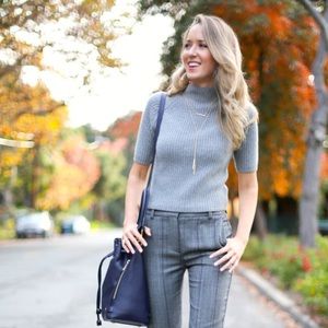 J Crew glen plaid wool blend pants sz 4